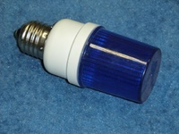 Лампа строб импульсная голубой Е27