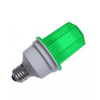 Лампа строб импульсная зеленый Е27