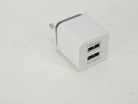 Адаптер 220V-2*USB 2.1A квадрат