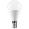 Лампа LED Feron шар 13W E14 6400K LB-950  38103