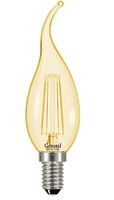 Лампа светод. General 7Вт 4500К Е14 свеча на ветру прозрачная