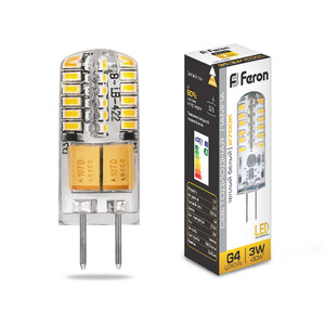 Лампа LED Feron 5W 12V G4 6400K LB-