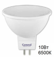 Лампа светод. General 10Вт 6500К GU5.3