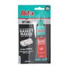 Герметик AKFIX силикон термостойкий серый 50г