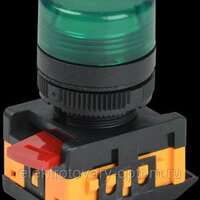 Кнопка-лампа AL-22TE зеленая