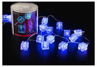 Гирлянда "кубики-льдинки" 20 синих светодиодов