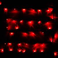 Гирлянда Серпантин LED240 20м уличная красная 183-168