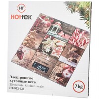 Весы кухонные  HOTTEK HT-962-041 (7кг ЖКД)