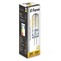 Лампа LED Feron 3W/48LED 12V G4 4000K LB-422  25532