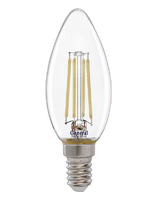 Лампа светод. General 7Вт 4500К Е14 свеча прозрачная