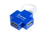 USB-хаб Smartbuy 6900-K голубой 4порта 