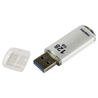 Флеш-диск Smartbuy 128GB V-Cut серебро