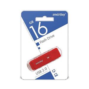 Флеш-диск Smartbuy 16GB Dock красный