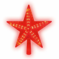 Звезда-3 Uniel красная 21см 30LED IP20