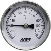 Термометр биметалл с гильзой 1/2х120гр