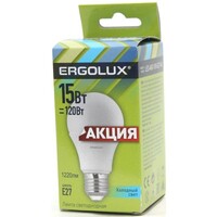 Лампа светод. Ergolux 15W 6500K GX53